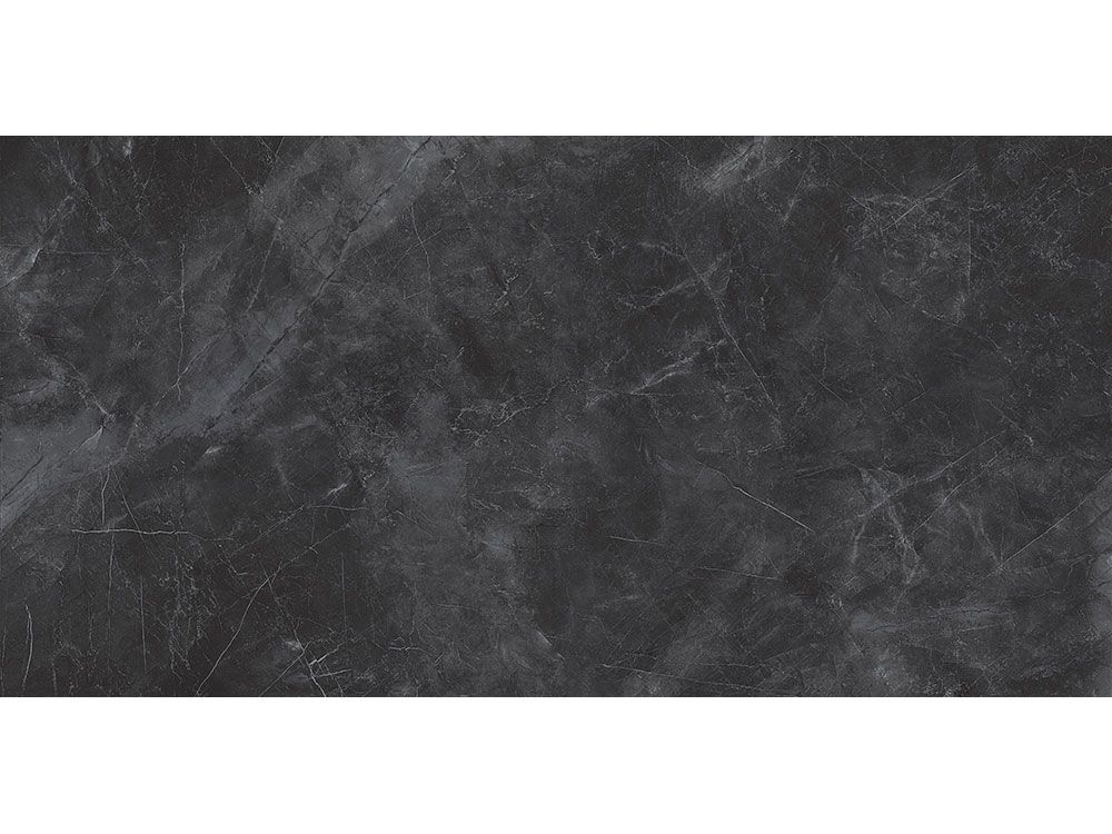 Pulpis Nero, yer karoları, 60x120cm, 7mm, Full Lappato, Rektifiyeli