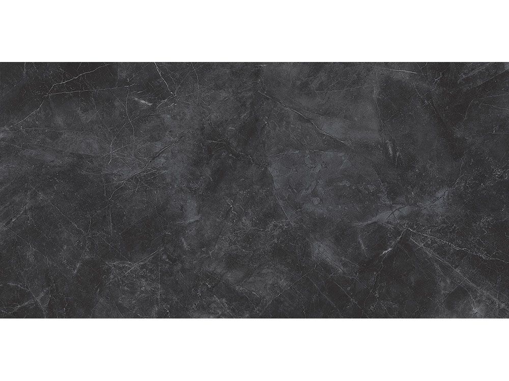 Pulpis Nero, yer karoları, 60x120cm, 7mm, Full Lappato, Rektifiyeli