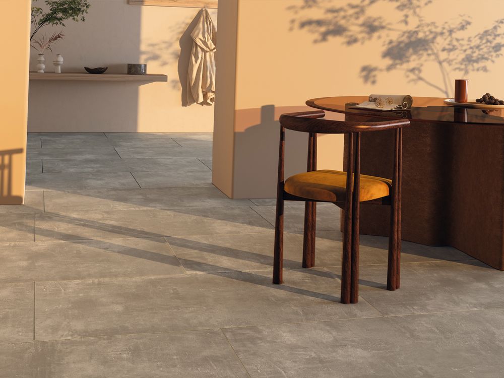 Stark Taupe, Terrassenplatte, 60x60x2 cm, Matt, R11