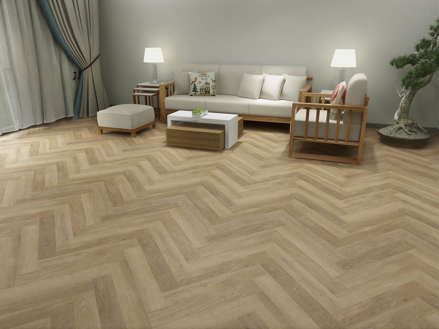 Click-Vinyl, CHECK One, 2074H Prenzlau Eiche Herringbone, inkl. Trittschall, Premium