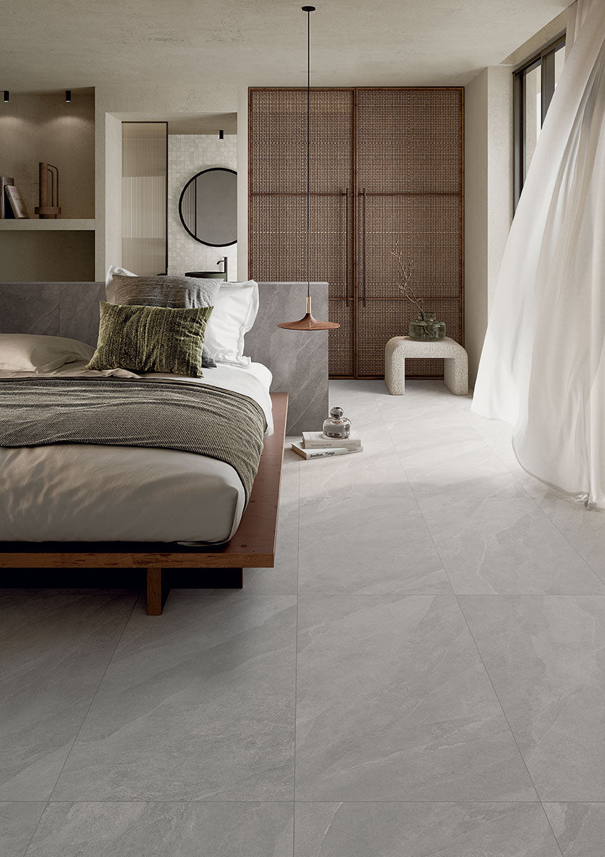 Atlantis Perla 120x120 cm Grau Matt Fliesen