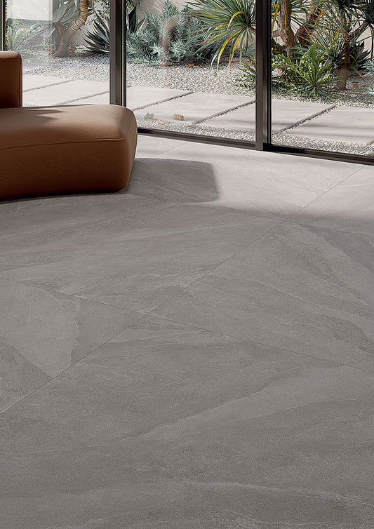 Atlantis Perla 120x120 cm Grau Matt Fliesen