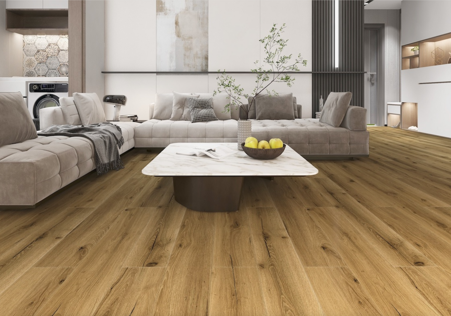 Natural Oak - Klebe Vinylboden 0.7 mm