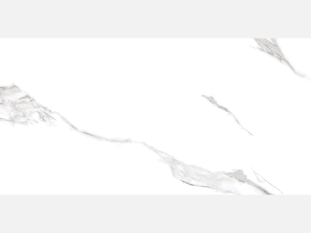 Statuario, duvar/yer karoları, 60x120cm, 7mm, tam lappato, rektifiyeli