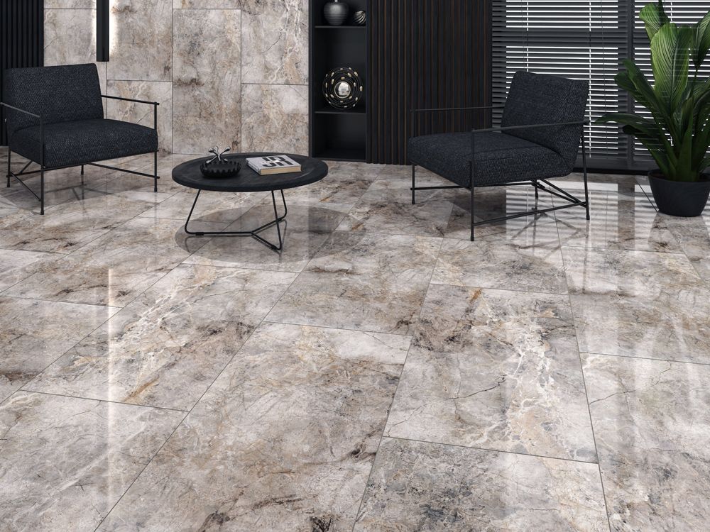 Martins Marble Light, yer karoları, 60x120cm, 7 mm, Full Lappato, Rektifiyeli