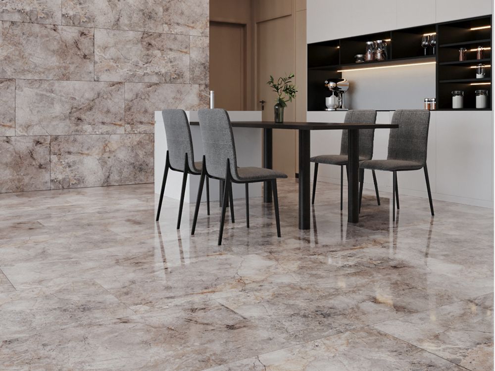 Martins Marble Light, yer karoları, 60x120cm, 7 mm, Full Lappato, Rektifiyeli