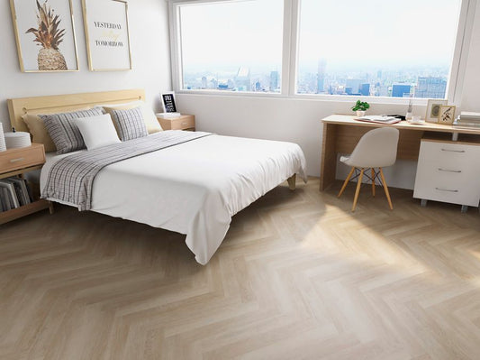 Click-Vinyl, CHECK One, 2074H Prenzlau Eiche Herringbone, inkl. Trittschall, Premium